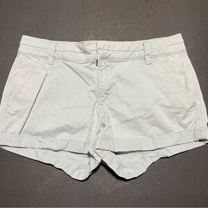 Women's Light Blue Gray Shorts